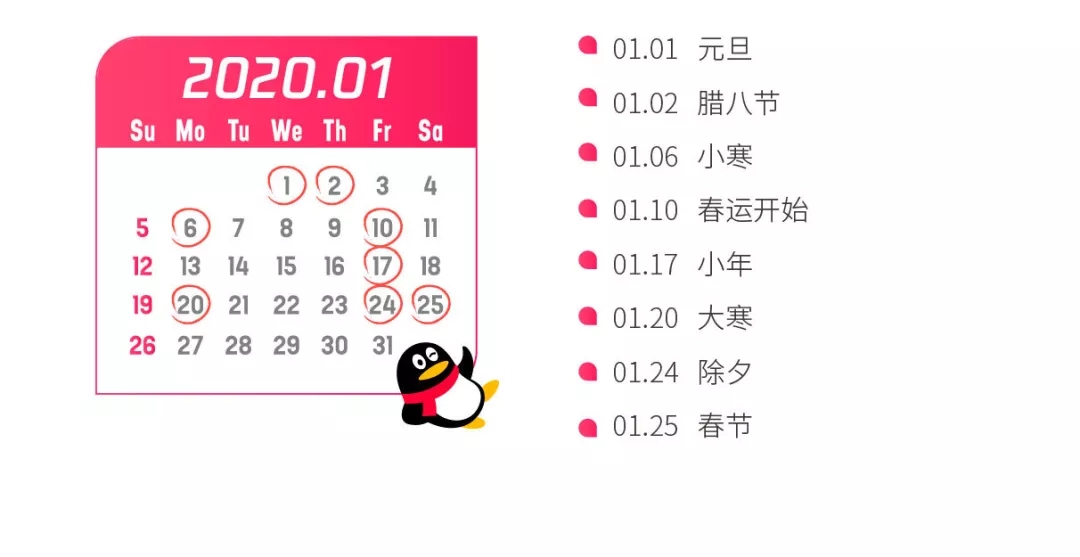 2020年營銷日歷